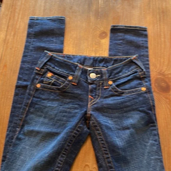 True Religion Stella Straight Leg Skinny Jeans NWOT sz 25 - Picture 4 of 5